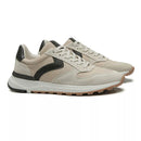 TÊNIS MASCULINO CASUAL EM COURO BEGE - PRETO