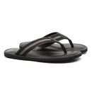 Chinelo Masculino Casual Em Couro Preto - GALLANT PRETO