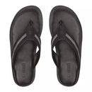 Chinelo Masculino Casual Em Couro Preto - GALLANT PRETO