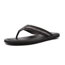 Chinelo Masculino Casual Em Couro Preto - GALLANT PRETO