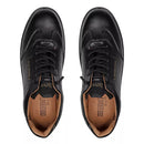 TÊNIS MASCULINO CASUAL EM COURO PRETO LINHA LIEVE