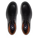 BOTA DERBY MASCULINA CASUAL EM COURO PRETO