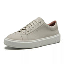 TÊNIS MASCULINO CASUAL EM COURO BEGE - CREME