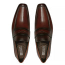 Sapato Loafer Masculino Social Em Couro - BROWN