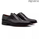SAPATO OXFORD MASCULINO SOCIAL EM COURO PRETO COM CONFORTO - LUX PRETO