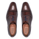 Sapato Derby Masculino Social Em Couro Café- CAFÉ