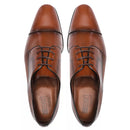 Sapato Derby Masculino Social Em Couro Marrom - WHISKY CAFE