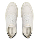 TÊNIS MASCULINO CASUAL EM COURO BRANCO COM CONFORTO - NAVY