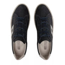 TÊNIS MASCULINO CASUAL EM COURO AZUL COM CONFORTO - NAVY