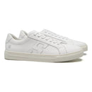 TÊNIS MASCULINO CASUAL EM COURO BRANCO COM CONFORTO - WHITE