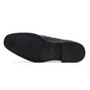 SAPATO LOAFER MASCULINO SOCIAL EM COURO PRETO COM CONFORTO - BLACK