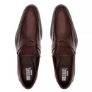 Sapato Loafer Social Em Couro Marrom - TAN