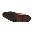 Sapato Loafer Social Em Couro Marrom - TAN