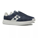 TÊNIS MASCULINO CASUAL EM COURO AZUL COM CONFORTO - WHITE