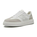 TÊNIS MASCULINO CASUAL EM COURO BRANCO COM CONFORTO - SNOW