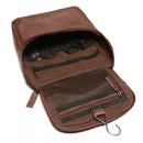 NECESSAIRE MASCULINA EM COURO MARROM - WHISKY