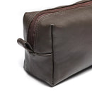 NECESSAIRE MASCULINA EM COURO MARROM - CAFÉ