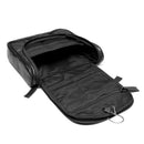 NECESSAIRE MASCULINA EM COURO PRETO - MADRAS