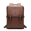 MOCHILA PORTA NOTEBOOK DE ATE 17'' MASCULINA EM COURO MARROM - WHISKY