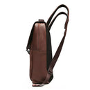 MOCHILA PORTA NOTEBOOK DE ATE 17'' MASCULINA EM COURO MARROM - WHISKY