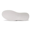 Tênis Masculino Casual Em Couro Branco - PRETO