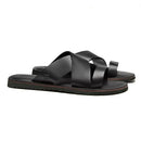 SANDÁLIA MASCULINA CASUAL EM COURO - SKAR PRETO