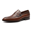 Sapato Loafer Masculino Social Em Couro Marrom - PINHAO