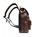 MOCHILA PORTA NOTEBOOK MASCULINA EM COURO MARROM - CONHAQUE