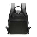 MOCHILA PORTA NOTEBOOK MASCULINA EM COURO PRETO