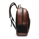 MOCHILA PORTA NOTEBOOK MASCULINA EM COURO COM RODINHAS MARROM