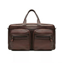 MALA DE VIAGEM EM COURO MARROM